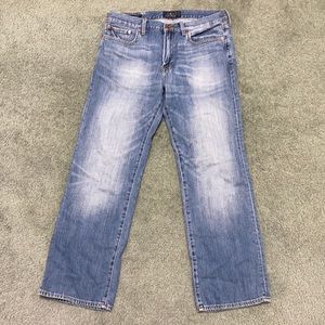 Lucky Jeans 361 Vintage Straight Faded Blue Jeans